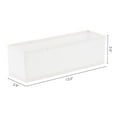 thumbnail image 4 of Unique Bargains Storage Cube Fabric Foldable Basket with Handles for Shelves 1pcs White S, 4 of 7