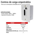 thumbnail image 2 of Centro de Carga de Empotrable, IUSA, 2 polos, 2 of 3