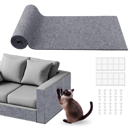 Cat Scratching Pad Light Gray 15.8 x118 Furniture Protector