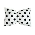 thumbnail image 2 of Bow Shaped Throw Pillow White Polka Dot Bow Pillow Cushion Soft Bowknot Decorative Pillows Cute Lumbar Pillow Detachable Pillow For Sofa Couch Bed Living Room Bedroom Office 19.6x13 Inches, 2 of 7