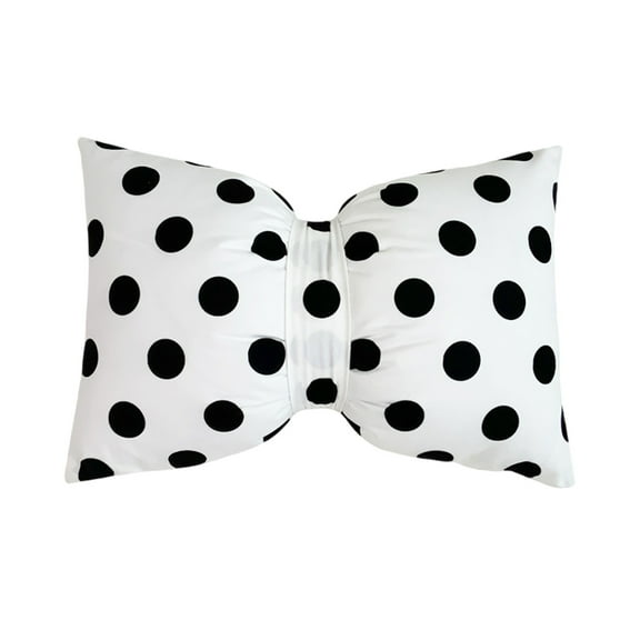 Summer Clearance Asxite Body Pillow, Polka Dots Pillow Cushion Bow Pillow Suitable for Living Room Bedroom Office 19.6x12.9 Inches 50 cm*33 cm / 19.6*12.9 in