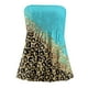 thumbnail image 3 of Gibobby Vestido suelto informal de verano de manga corta con estampado Floral y cuello redondo para mujer, vestido playero bohemio con bolsillos(Azul celeste,G), 3 of 4