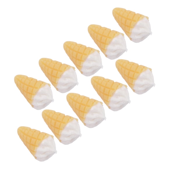 Mini Casa De Helado, Decoración Linda Casa De Muñecas Cono De Helado 1:6 Portátil Para El Hogar Para Manualidades