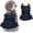 Denim Dress, variant on Denim Dog Dresses for Small Dogs Girl with D-Ring and Bow Decor Velcro,Dark Blue XS Girl Dog Clothes for Puppies Cats,Yorkie Chihuahua Clothes,Cute Puppy Cat Apparel