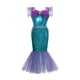 thumbnail image 1 of Disfraz de la Sirenita Ariel para niña, conjunto de vestido de sirena, ropa de Halloween, 1 of 5