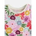 thumbnail image 2 of Wonder Nation Toddler Girls Graphic Tee with Short Sleeves, Sizes 18M-5T, 2 of 3