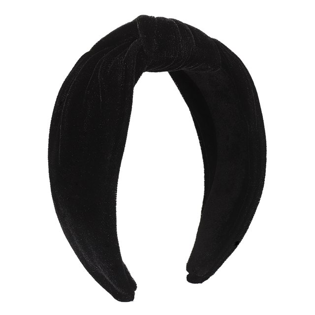 1 diadema de terciopelo para mujer, turbante con nudo, diadema vintage, aros elásticos para el cabello, accesorios de moda para mujeres y niñas.