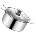 thumbnail image 4 of CIMAXIC Household Pot Stainless Steel Easy Cleaning 1Pcs 7.9X6.9X3.5In, 4 of 8