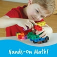 thumbnail image 4 of Learning Resources MathLink Cubes Big Builders - Math Manipulatives Kindergarten Games,  Ages 5+, 4 of 7
