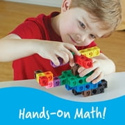 Learning Resources MathLink Cubes Big Builders - Math Manipulatives Kindergarten Games, Ages 5+