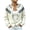 Clear, variant on Button Down Cardigan Sweater Traditional Fair Isle Bands Around Shoulders Round Neck Relaxed Fit Long Sleeve Nordic Inspired Yoke Casual Fall Fashion for Women