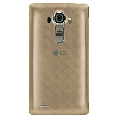 LG Quick Circle Snap On Folio Case for LG G4 - Gold