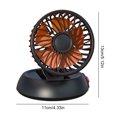 thumbnail image 2 of Peggybuy Ventilateur de Voiture à Tête Unique 360 Réglable pour Véhicules RVs SUVs (24V), 2 of 9