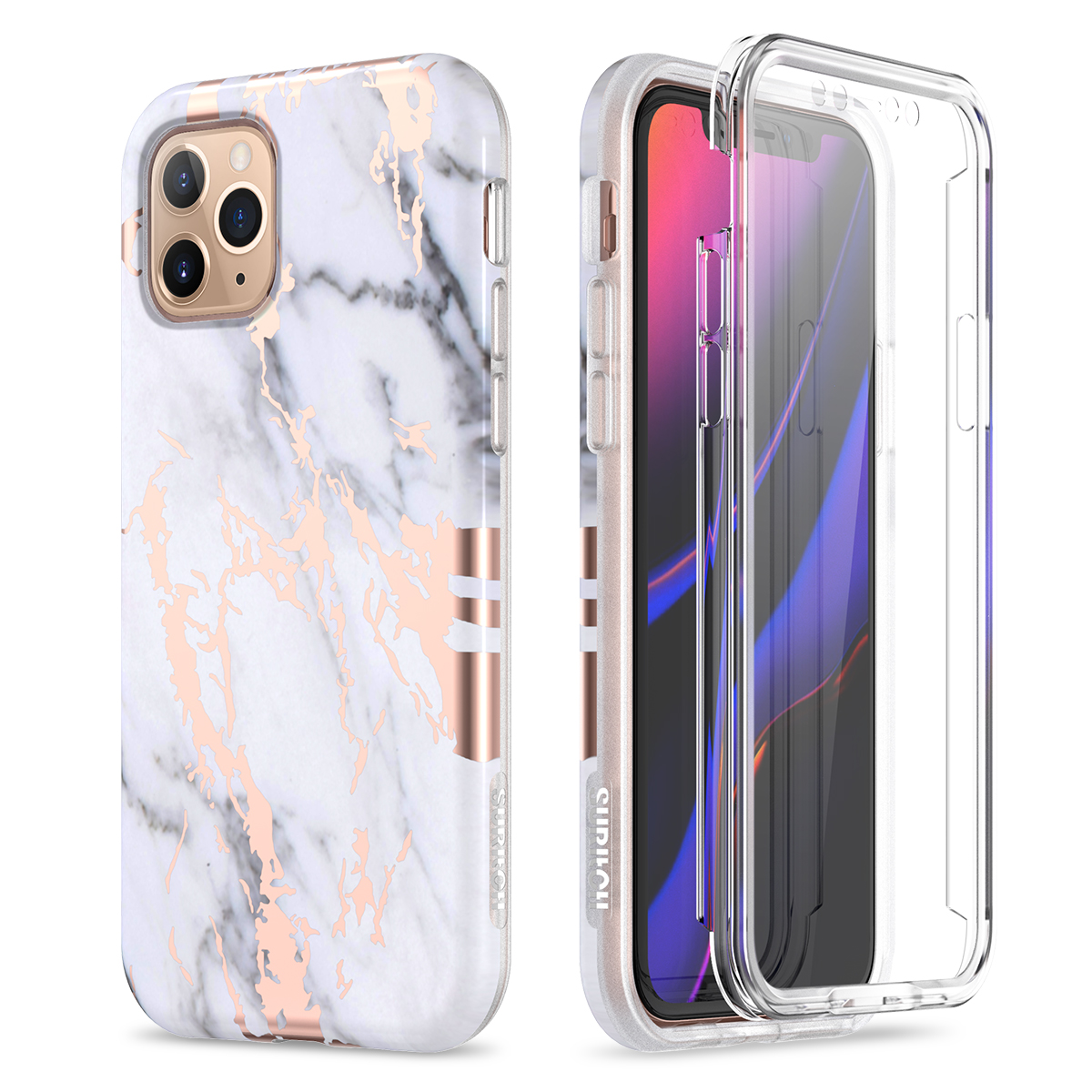 Case for iPhone 11 6.1 Inch,Aulzaju iPhone 11 Bling Marble Hard Case Slim Stylish Shockproof Cover for iPhone 11 Hybrid Silicone Plating Case-Green