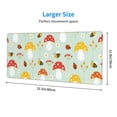 thumbnail image 2 of Rocae Mushroom Bee for Gaming Mouse Pad, Mouse Pad Large, Office Computer Keyboard Mousepad, Keyboard and Mouse Pad with Stitched Edges,31.5 x 11.8 in, 2 of 5