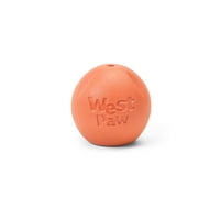 Angle View: West Paw Zogoflex Echo Rando Large 3.5" Dog Toy Melon