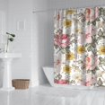thumbnail image 3 of Waterproof Pioneer Shower Curtain 72x84 Inch Polyester Unique Cute Floral Shower Curtain for Bathroom Hotel Home Decor with 12 Plastic Hooks, 3 of 5