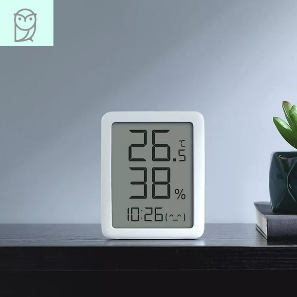 3 pièces Mini thermomètre intérieur numérique Hygromètre Humidité  Température Lcd Affichage Bluetooth Capteur Thermomètre sans fil pour la  maison, le bureau, le numérique H