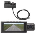 thumbnail image 1 of Car Video Recroder, Night Vision Parking Monitoring GPS Tracking  Recording Dashboard Camera 3 Channel  for Auto Truck, 1 of 8