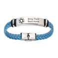 thumbnail image 1 of EZLIFE Pulsera con la bandera de Israel Pulsera con banderas de estrellas Regalo de joyería de apoyo a Israel V5 A2W1, 1 of 7