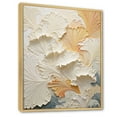 thumbnail image 2 of Designart "Golden Beige Palm Tree In Modern Style" Coastal Tropical Floater Framed Canvas Prints, 2 of 5