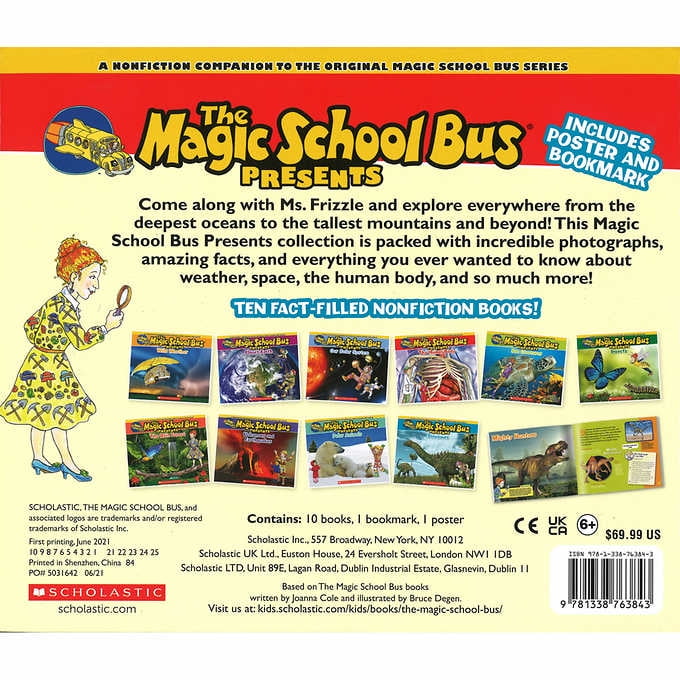 The Magic School Bus 全10巻セット The Magic School Bus Presents 10 Book Box Set - Walmart.com
