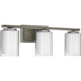 thumbnail image 7 of P300217-009-Progress Lighting-Mast - 3 Light - Cylinder Shade in Coastal style - 24 Inches wide by 7.75 Inches high-Brushed Nickel Finish, 7 of 7