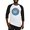 Black/White, variant on CafePress - Clausometer Baseball Jersey - Cotton Baseball Jersey, 3/4 Raglan Sleeve Shirt