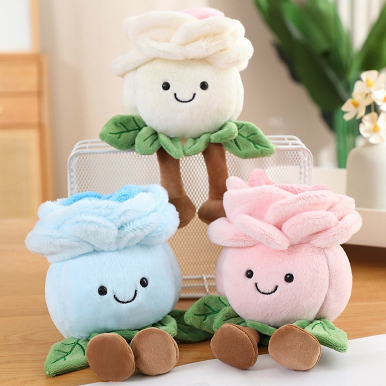 Soft Cute Stuffed Toy, 8.66" Simulated Rose Plush Toy Office Greenery Small  Decorative Item,Relief from Fatigue - Rose-shaped Throw  Pillow,Multicolor(Cute Pink) - Walmart.com