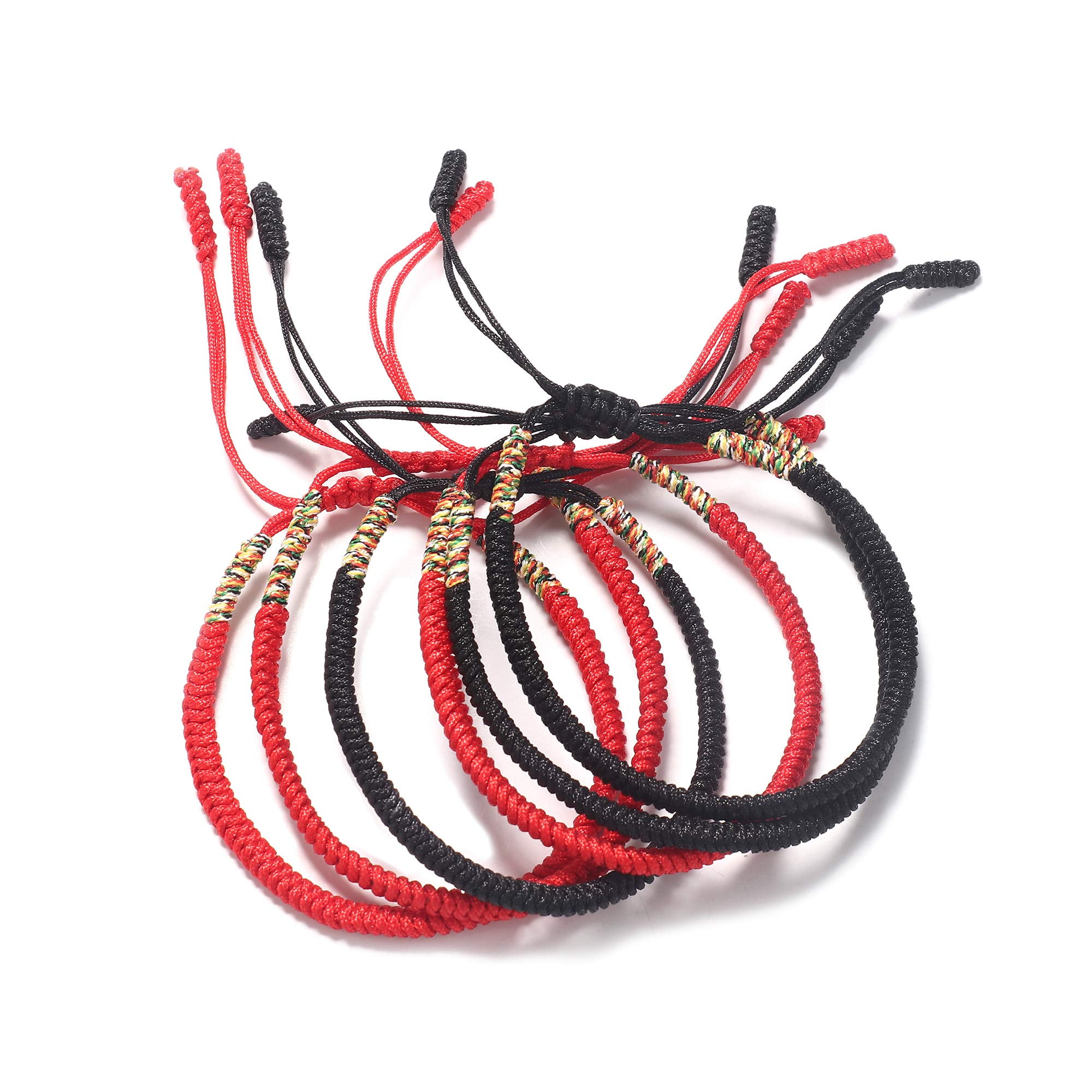 Tibetan Buddhist Bracelet Lucky Rope Knots Bracelet, Red String