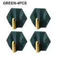 thumbnail image 4 of 4PCS Key Hook Luxury Style Key Hanger Wall Without Punching Small Wall Hooks Kitchen Key Bag Hanger Bathroom Towel Hook, 4 of 8