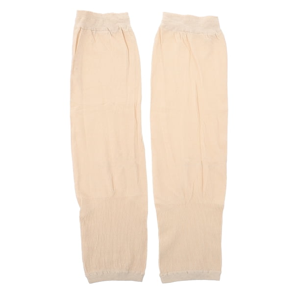 1 par de mangas largas ultrafinas unisex para brazos, sin dedos, con protección solar