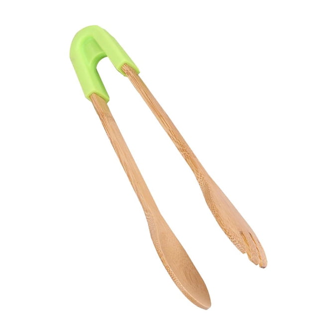 Pinzas de Bambú para , Utensilios de Cocina para Cocinar Y , Tocino, Muffin, Bagel, Pan, 30 Cm 1 Soledad Pinzas de bambú