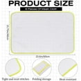 thumbnail image 2 of 6Pcs Yellow Ironing Cloth Ironings Scorch Mesh Clothes Heat Resistant Pad High Temp Protective Pressing Pads Iron Insulation Net Fabric for Protect Fabrics Sewing Protector Tool Home Reusable diy, 2 of 9