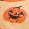 thumbnail image 4 of Way To Celebrate Halloween PEVA Tablecloth, Indoor & Outdoor Table 70" Round - Pumpkin Toss, 4 of 9