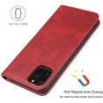 thumbnail image 5 of for iPhone 11 Pro Max 2019 Wallet Case,Premium PU Leather Flip Folio Case with Card Slot,Stand Holder and Magnetic Closure TPU Shockproof Interior Case for Apple iPhone 11 Pro Max 6.5",Red, 5 of 16
