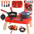thumbnail image 3 of Play House Small Kitchen Dining Table Simulation Cooking Pot Cooking Set With Lighting And Sound Effects Parent-child Interactive Toys, 3 of 5