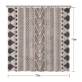 thumbnail image 5 of Boho Black and White Tribal Ethnic Pattern Shower Curtain 72"x72" ,Bathroom Decorative Shower Curtains Set with 12 Hooks,Modern Waterproof Washable Shower Curtain, 5 of 6