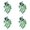 Green 4Packs, variant on Vintage Green Peacock Corsage Alloy Diamond Animal Pin Party Jewelry, 11.5x7.1 cm, Green 1Pack