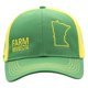 thumbnail image 1 of Gorra John Deere Farm State Pride Verde/Amarillo Minnesota, 1 of 4