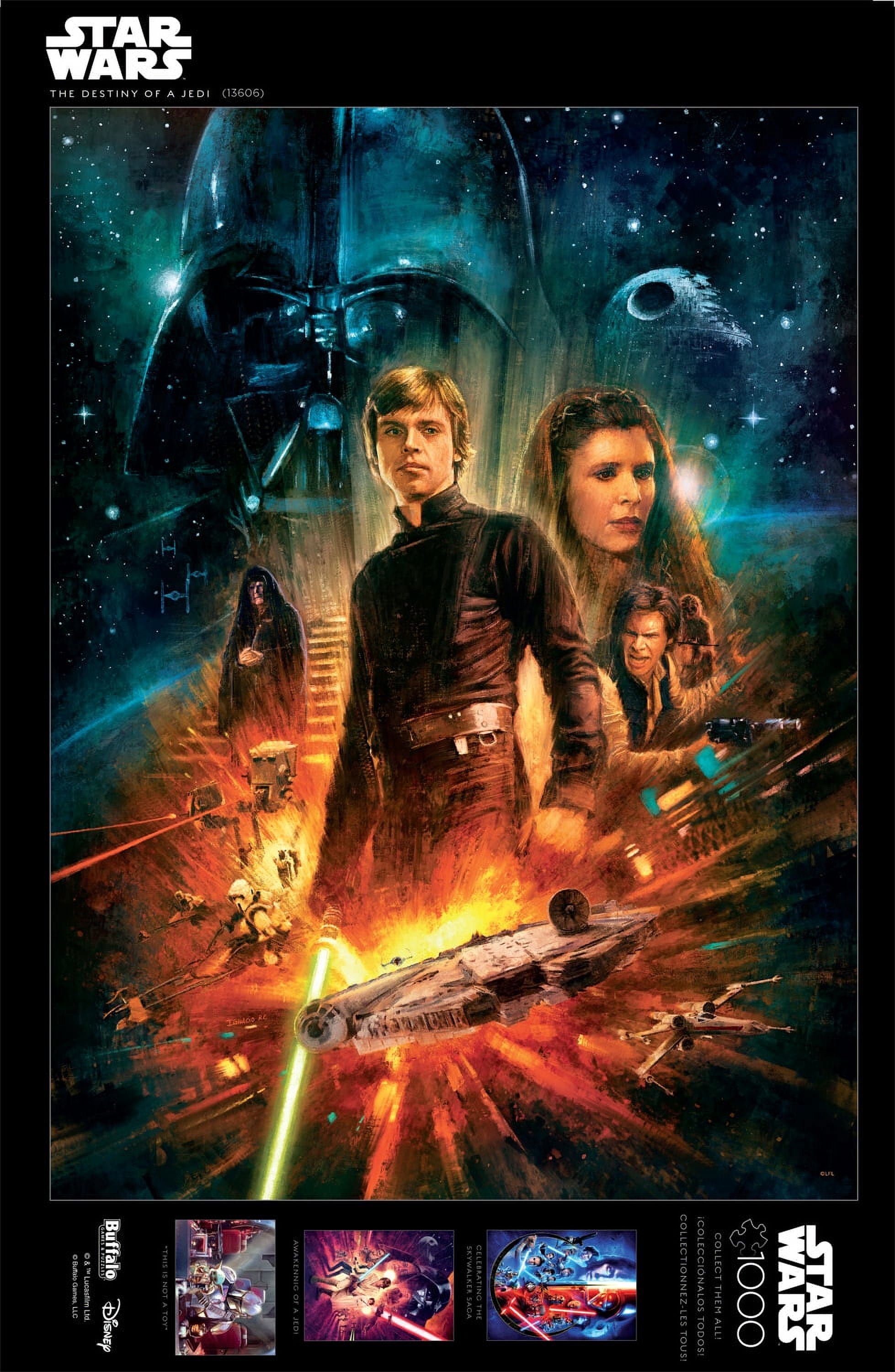 Buffalo Games 1000-Piece Star Wars The Destiny of a Jedi Adult Interlocking Jigsaw Puzzle