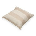 Better Homes & Gardens Chunky Tonal Stripe Pillow, 20" x 20", Square, Ivory, 1 per Pack