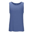 thumbnail image 4 of Guluxicc Men's Gym Tank Tops Summer Casual Scoop Neck Sleeveless Shirts with Pocket, 4 of 6