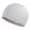 Silver, variant on Waterproof High Elastic PU Swim Caps for Men and Women, PU Coated Swimming Cap for Adult, Stretchy Durable Caps for Long Hair, Keep Hair Dry While Swimming