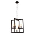 thumbnail image 3 of Lighting IRONCLAD Farmhouse 5 Light Oil Rubbed Bronze Ceiling Pendant 18" Wide, 3 of 6