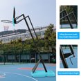 thumbnail image 4 of Basketball Hoop with Stable Base and Wheels, Basketball Goal, Use for Outdoor Height Adjustable 7.5 to 10ft Basketball Hoop 44 Inch Backboard Portable Basketball Goal System, Blue, 4 of 7