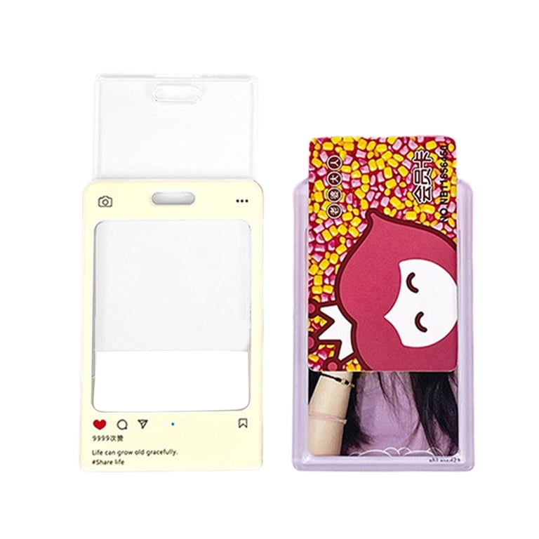CIYISON Transparent Card Holder Kpop Photocard Holder Keychain