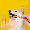 thumbnail image 3 of HAHDAXIA Zentric Dog Toothbrush, Flexibrush Pet Toothbrush With Tongue Scraper, Flexibrush Pet Toothbrush, Cat Toothbrush And Toothpaste, 360º Pet Toothbrush Dual Head Soft Silicone (1set), 3 of 7