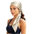 thumbnail image 4 of Fancifize Head Scarf for Women Satin Head Scarves Neck Scarfs Square Bandana Hair Wraps for Sleeping Daily, 4 of 6