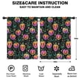 thumbnail image 2 of Blackout Kids Curtains,Neon Halloween Pumpkins Pattern Childrens Insulated Curtains Set Of 2,Bedroom Essentials,Toddler Room Decor 42x54in(106x137cm), 2 of 5